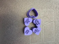 Emporte-pièces et tampons cœurs de la Saint-Valentin pour pâte polymère — photo 1
