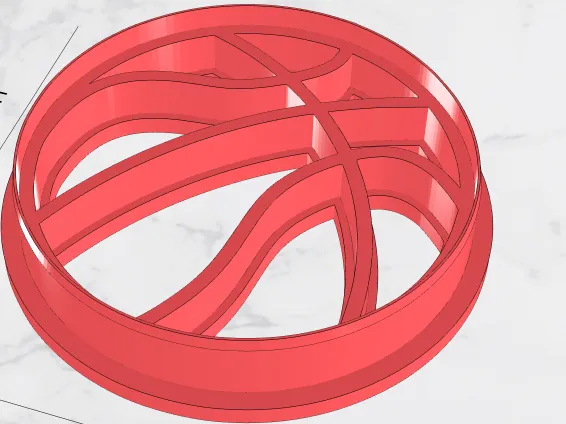 Basketball Cookie Cutter