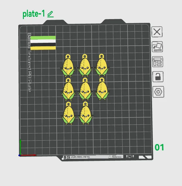 Corn Earrings or Keychains view 2