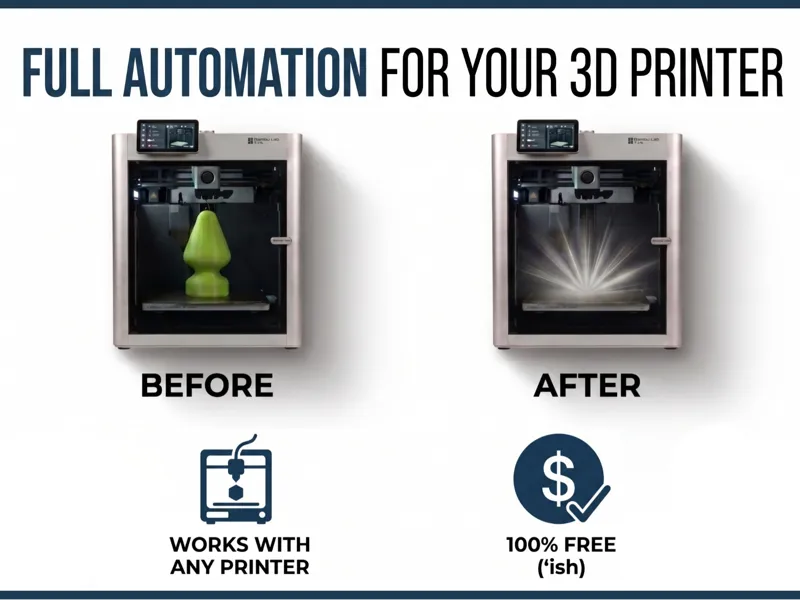 3D Print Automation / Remote Bed Clearing Solution