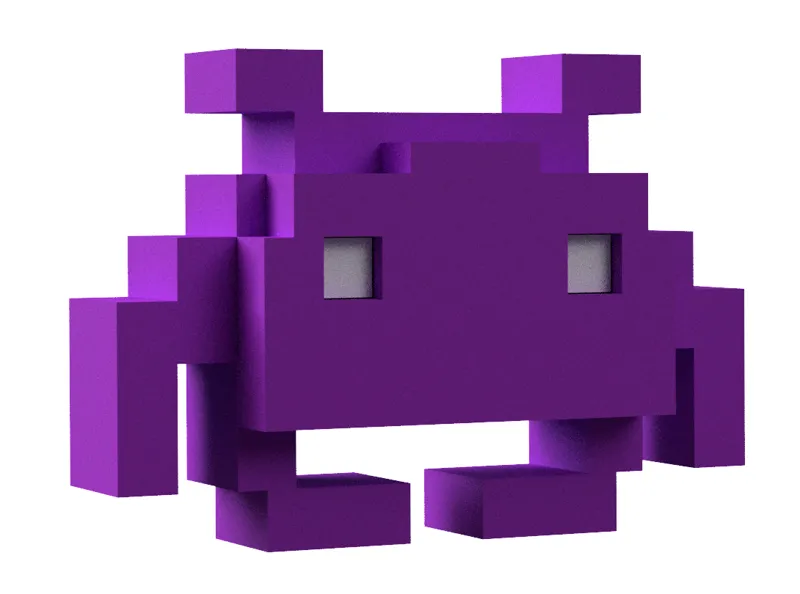 Space Invaders CRAB Ornament