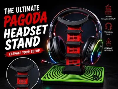 The Ultimate Pagoda Headset Stand