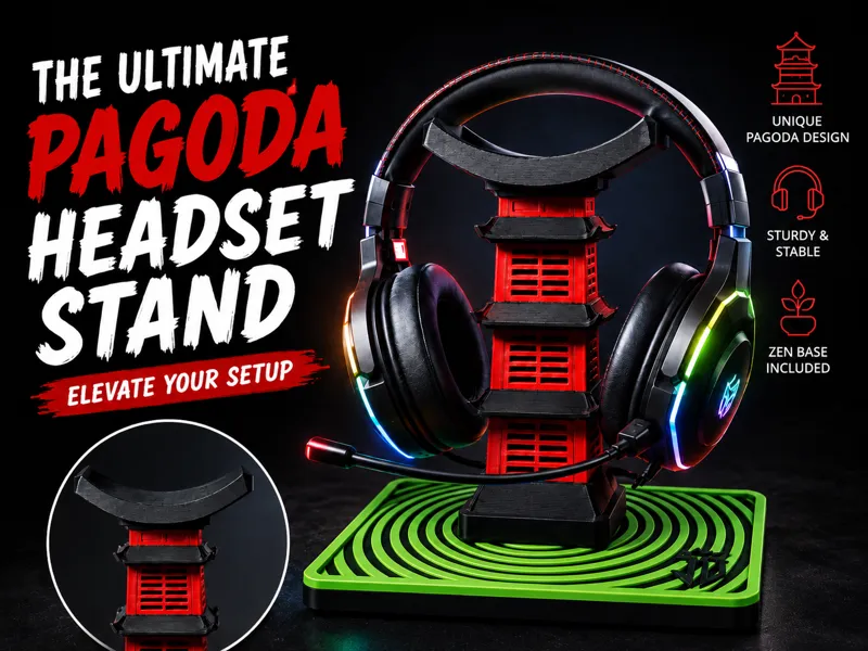 The Ultimate Pagoda Headset Stand