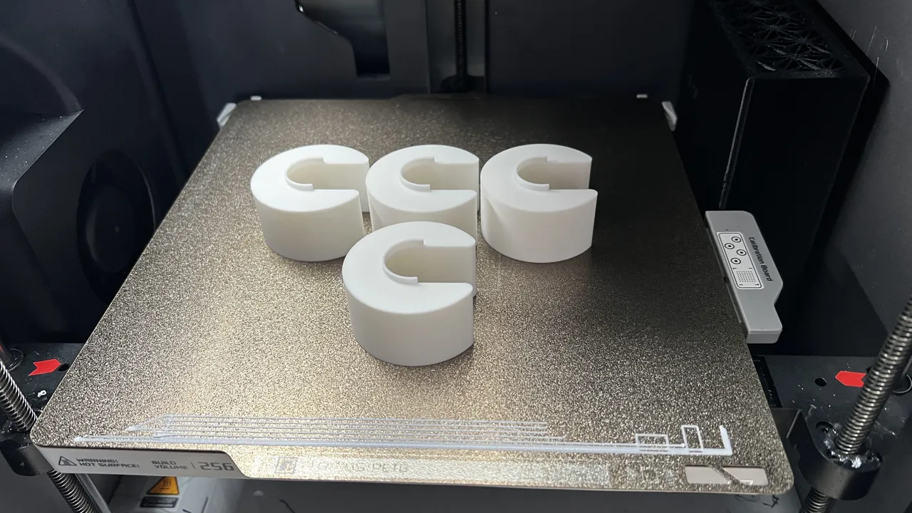 Creality Falcon 2 alignment spacer booster blocks view 2