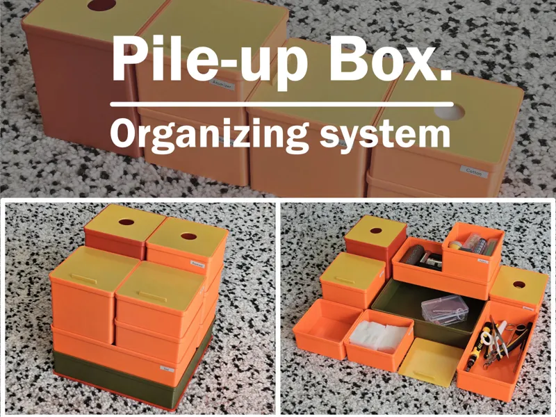 Pile-up Box. - Stackable storage