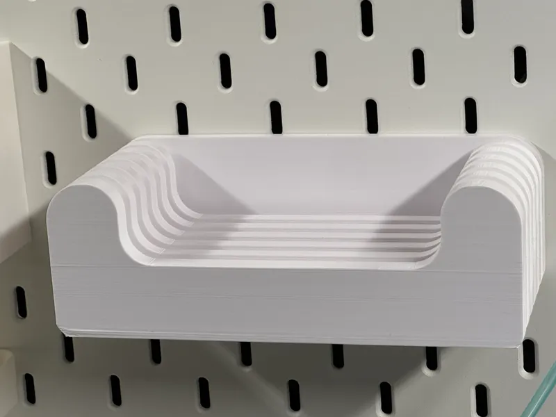 Skadis Machine Quilting Ruler Holder