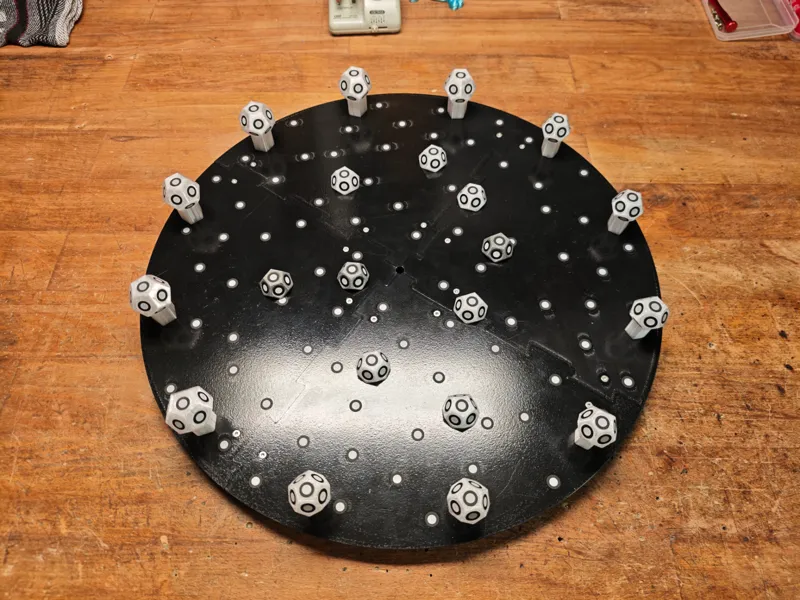 460mm 3D-Scantisch / Drehteller (4-teilig)
