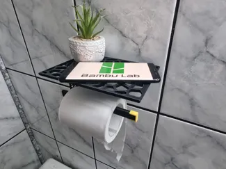 Modern Toilet Paper Holder Abstract
