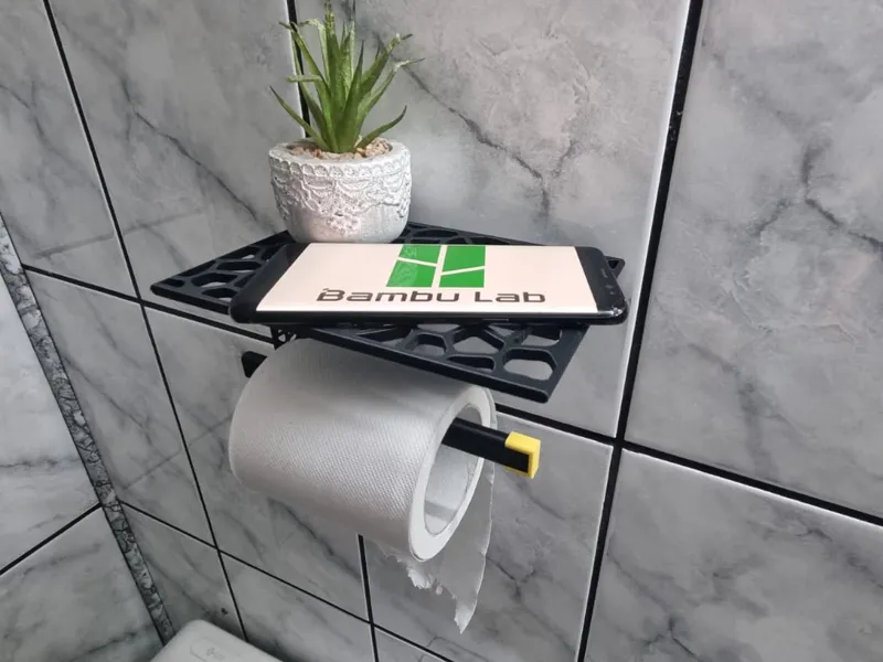 Modern Toilet Paper Holder Abstract