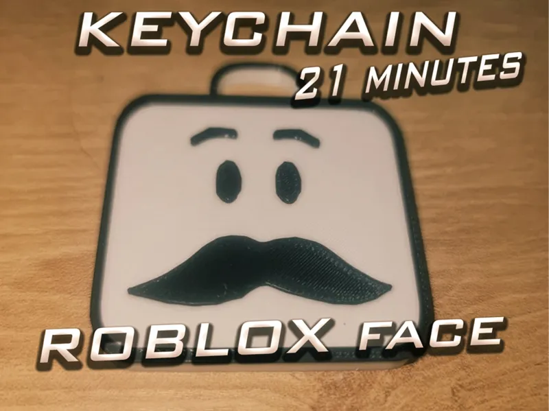 Roblox Face Keychain