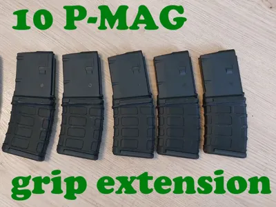 MAGPUL AR-15 PMAG M3 10rds Grip Extension 556 223