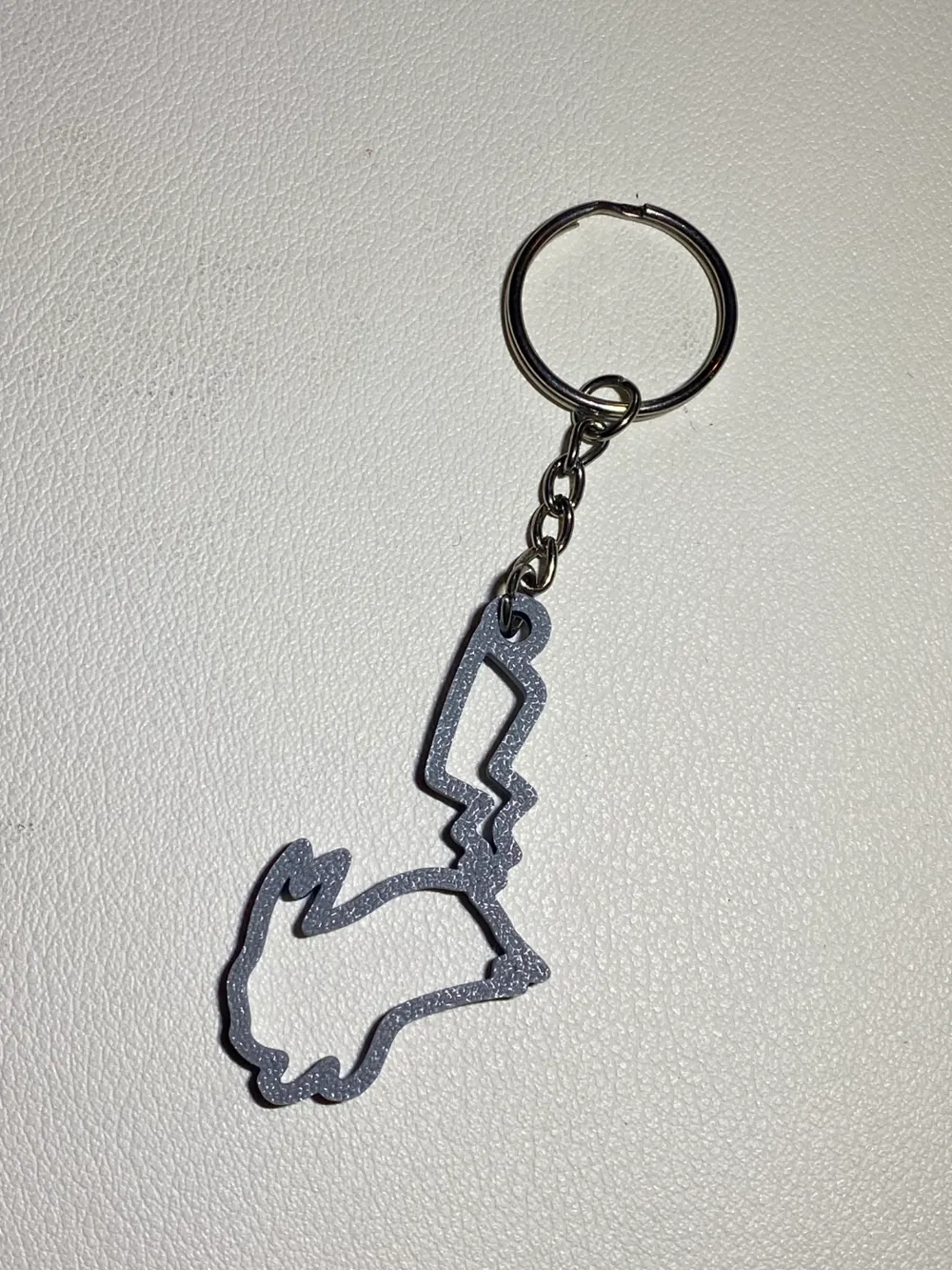 Pokémon keychain - Pikachu outline by DiddyKong3D MakerWorld: Download ...