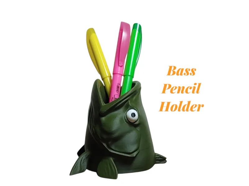 Bass Pencil Holder