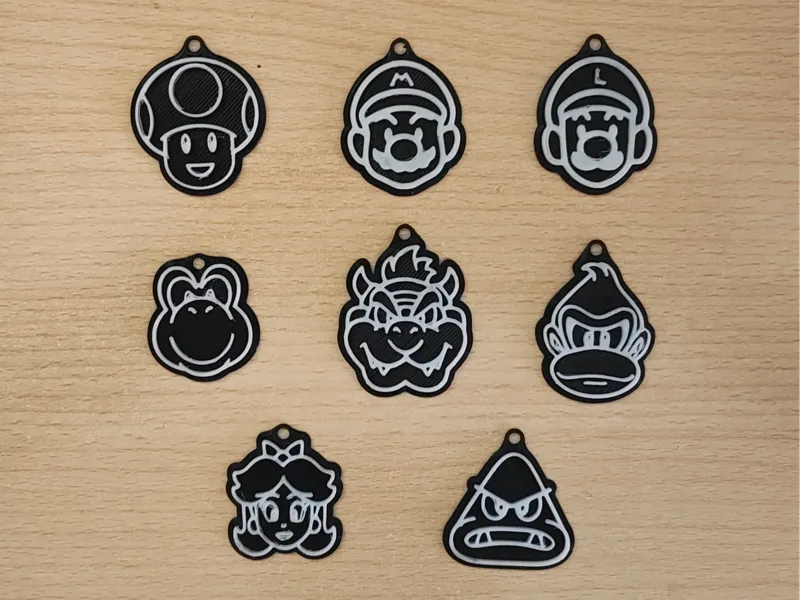 Super Mario World – Iconic Keychains Collection