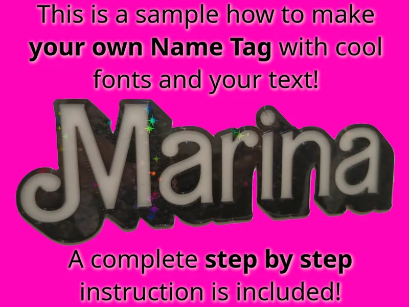 Illuminated Name Tag