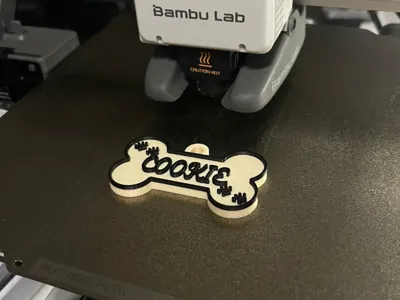 Dog Tag for small dogs (55x30mm)