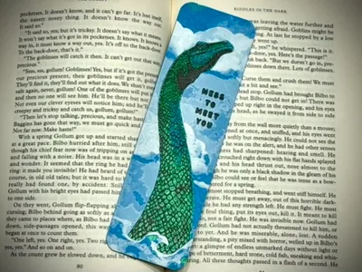 Loch Ness Monster Bookmark NO AMS Ness to Meet You