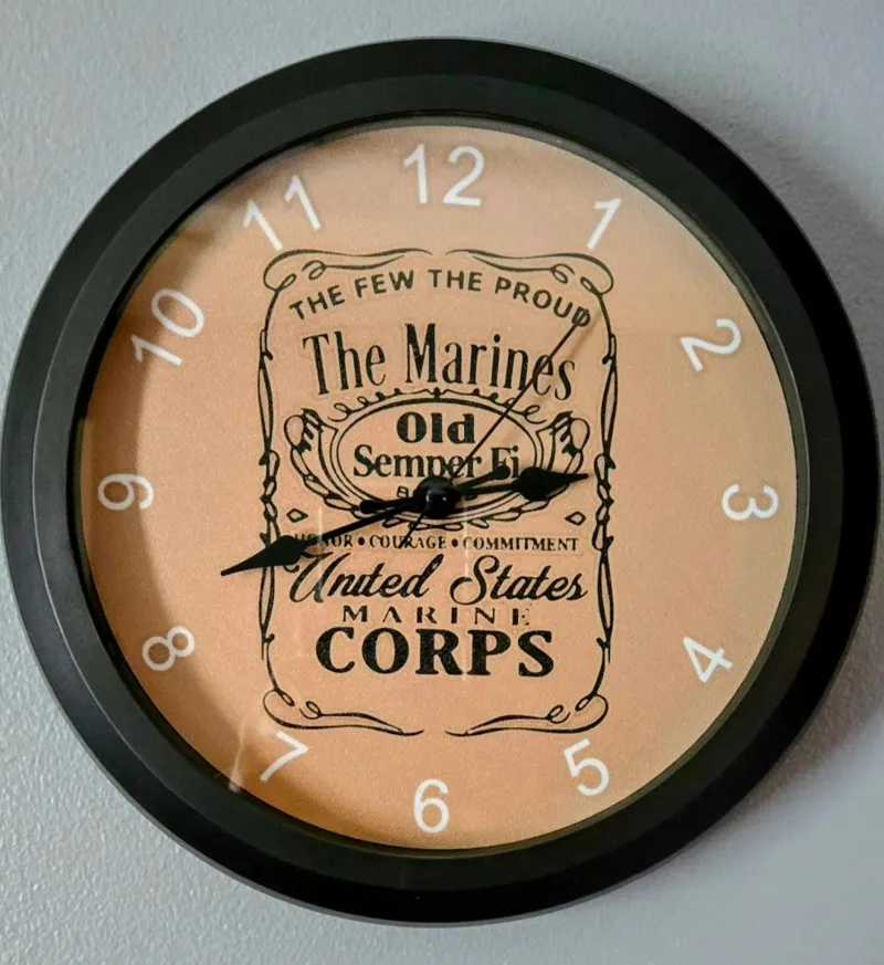 Marine Corps Clock Face