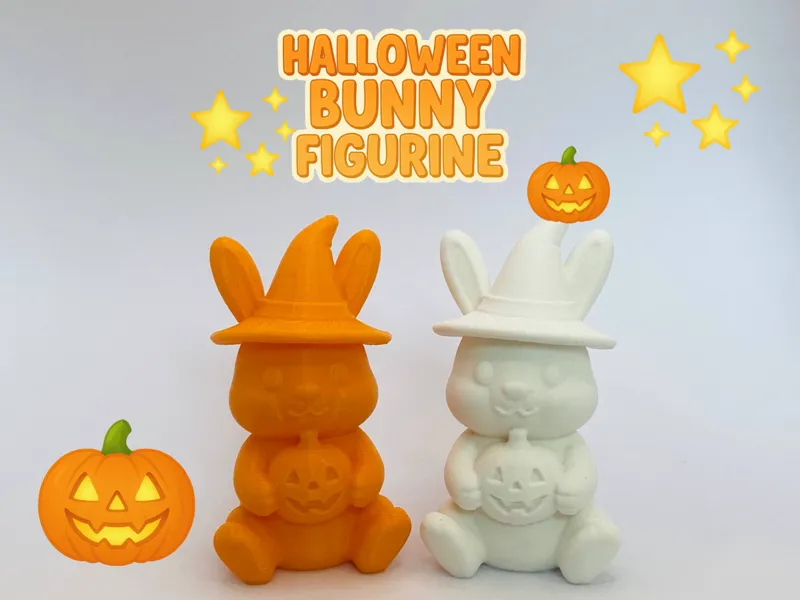 Halloween Bunny Figurine