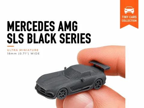 Accesorio para boquillas: Tiny Mercedes AMG SLS Black Series - Mini Cars — referencia de MakerWorld