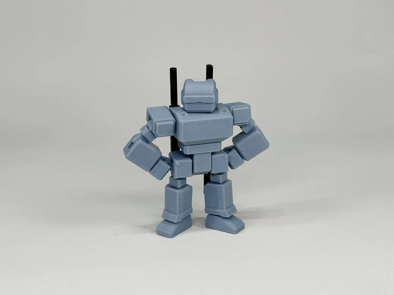 Robot M (22 Movable Joints, Print-In-Place) view 3