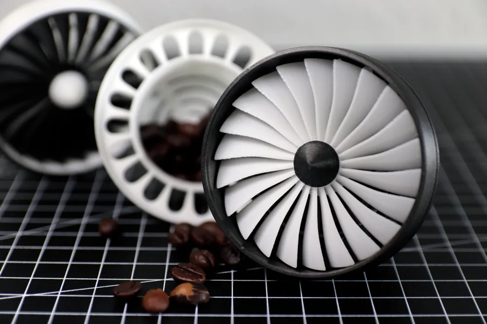 Turbofan aroma diffuser Car vent mini Jet engine by CasaPrint3D MakerWorld