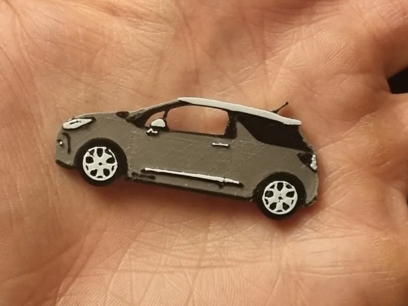 Porte clés Citroën DS3 (compatible sans AMS) 