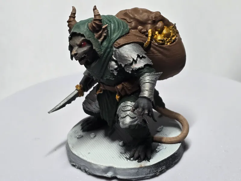 Rat Warrior Miniature – Fantasy Creature