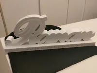 Prénom "Roman" sur socle — photo 1