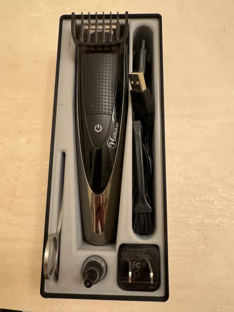 Gridifinity - Hatteker beard trimmer & accessories