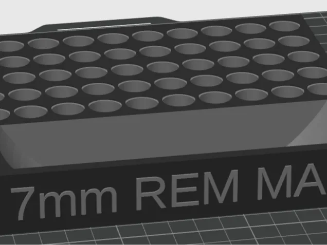 7mm Remington Magnum Reloading Tray
