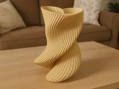 Twisted Heart Vase