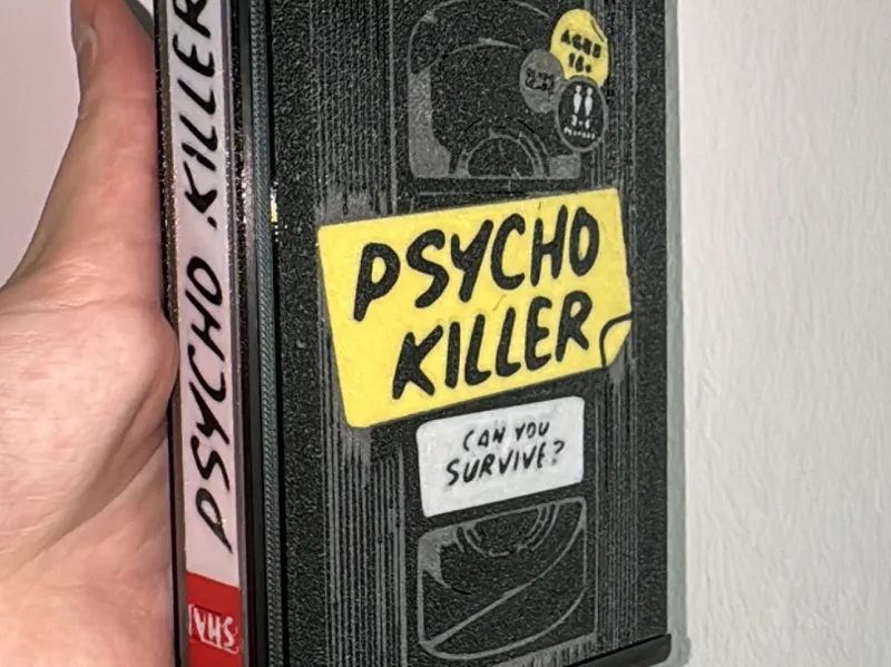(Box Only) PsychoKiller Card Game Bookcase Edition