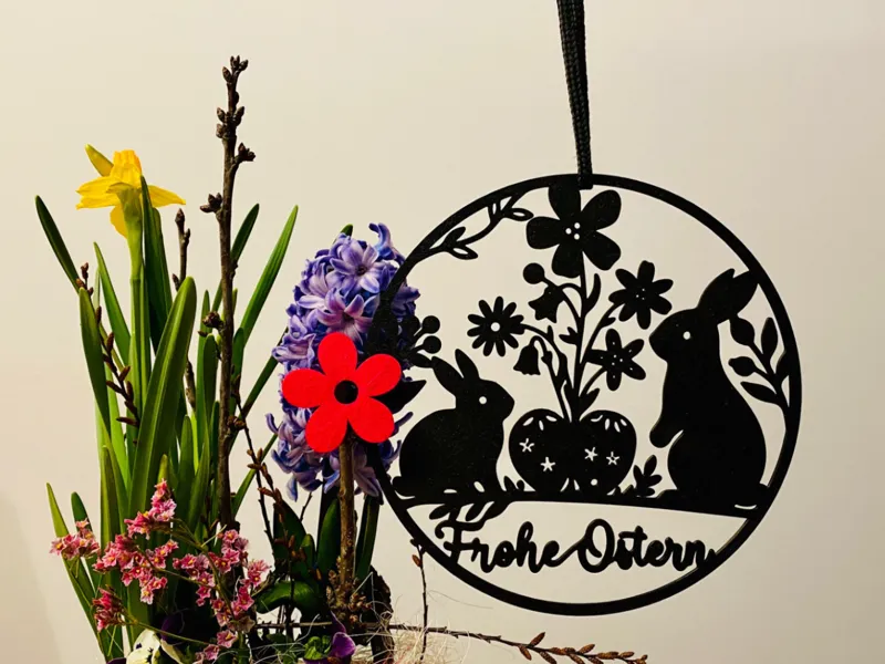 Osterdeko - Wandschmuck 