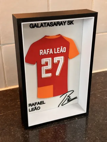 Marco decorativo: Rafael Leão - Galatasaray - Jersey Frame — vista de referencia 3