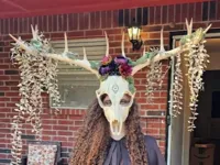 Masque Wendigo/Krampus à assembler — photo 1