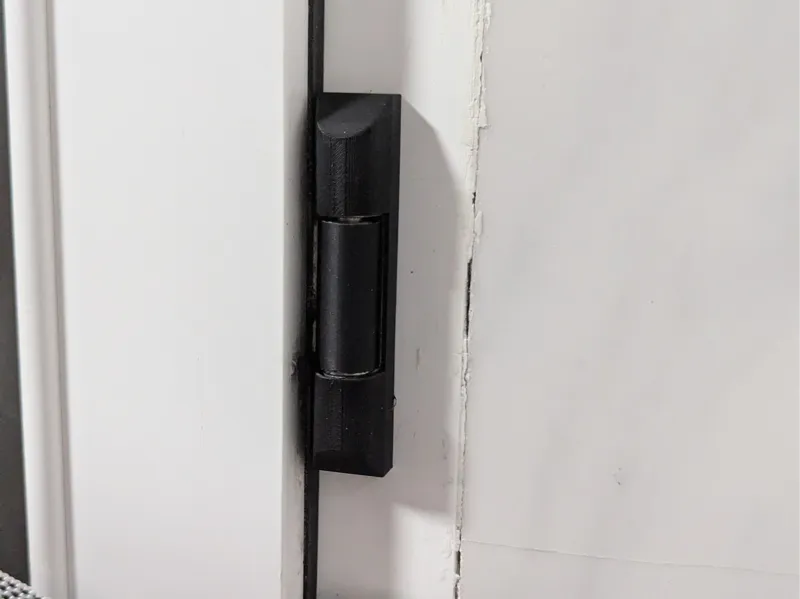 Hinge cover for VHS brand PVC door