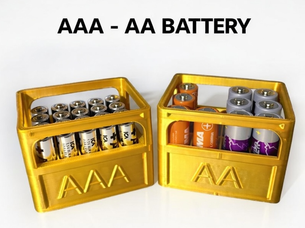 Battery Storage Crate AAA / AA 