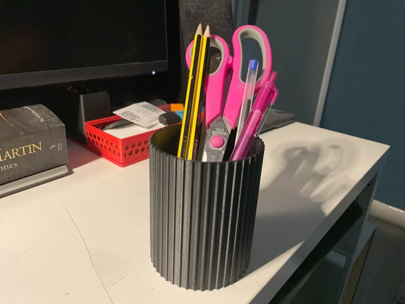 Pen holder secret safe