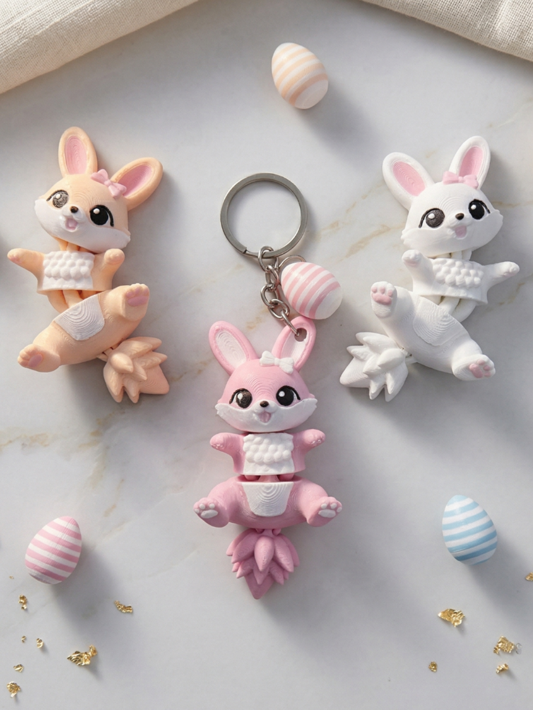 the GazettE ガゼット　FIGURE KEY RING RABBIT the GazettE ガゼット FIGURE KEY RING RABBIT Rabbit crochet key