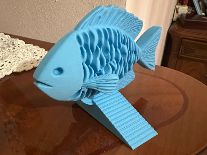Fermaporta Artigianale a Forma di Pesce