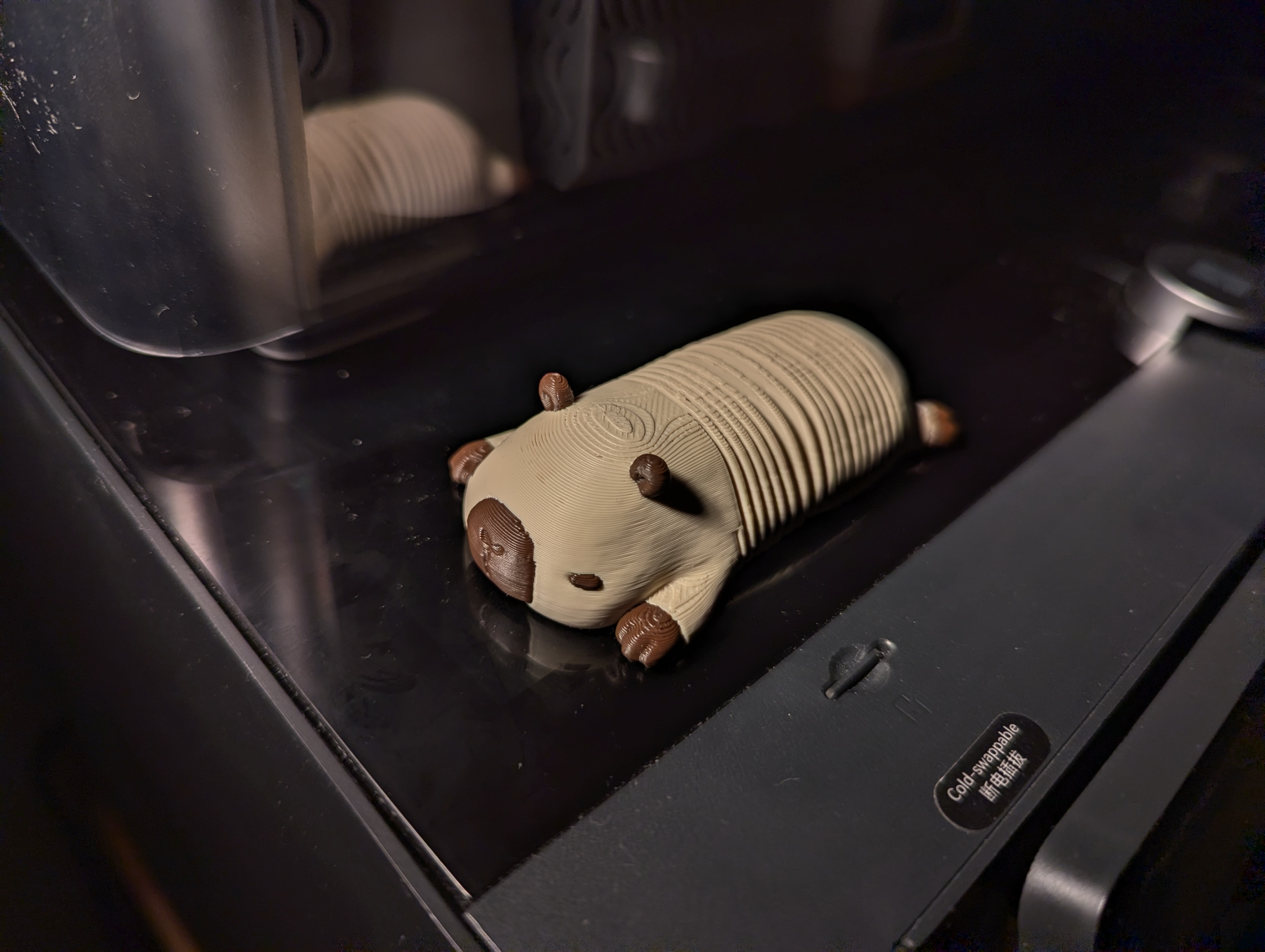 Miniatura 1 do modelo 3D Flexi Mini Capybara [Spring]