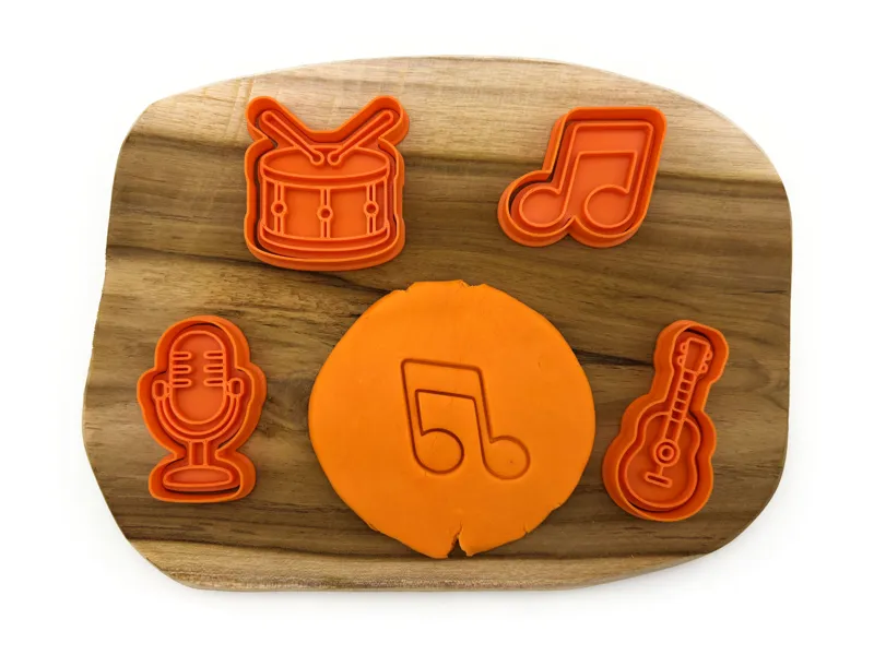 Music cookie cutters (Nick's cookie cutters)
