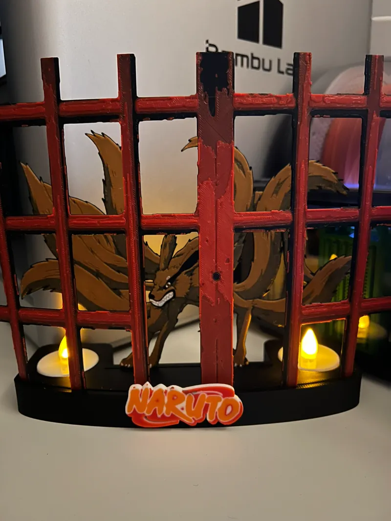 Diorama naruto kurama Hueforge