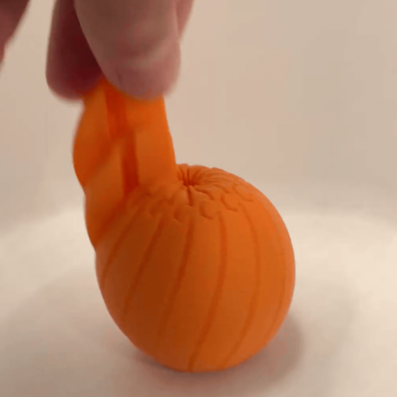 Orange Twisty Fidget