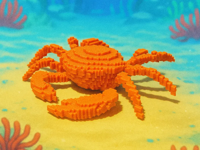 Crab Voxel Style