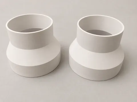 Adaptador: 100mm to 75mm Duct Adapter — referencia de MakerWorld