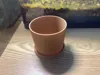Small round flower pot (80mm diameter, with 5-degree incline) with tray