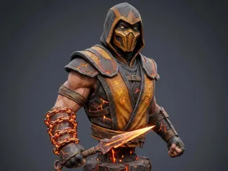 Scorpion With Spear