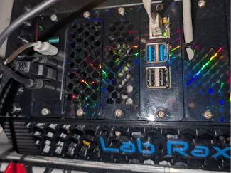 Blind Plates with holes 2HE SBC for Lab Rax